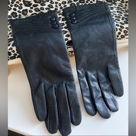 Accessories Womens Black Leather Gloves Size Small Poshmark